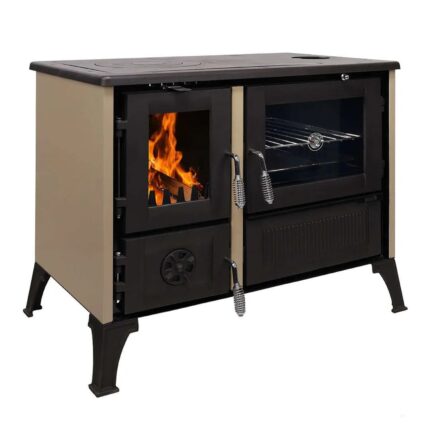 365 Cook Smart Küchenherd Gusseisen Beige emailliert 8 kW