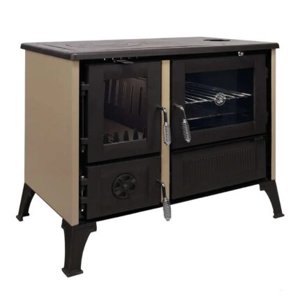 365 Cook Smart Küchenherd Gusseisen Beige emailliert 8 kW – image 2