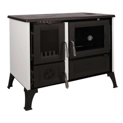 365 Cook Smart Küchenherd Gusseisen Weiß emailliert 8 kW – image 2