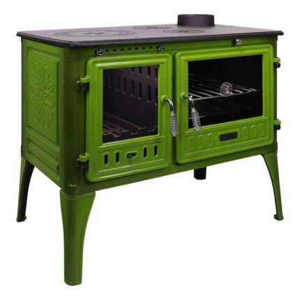 365 Cook Lite Küchenherd Gusseisen Grün emailliert 8,5 kW – image 2