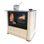 Domofire Steyr Sparherd Keramik Sandgelb 7,5 kW