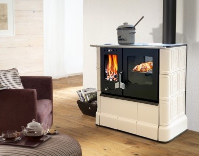 Domofire Steyr Sparherd Keramik Sandgelb 7,5 kW – image 2