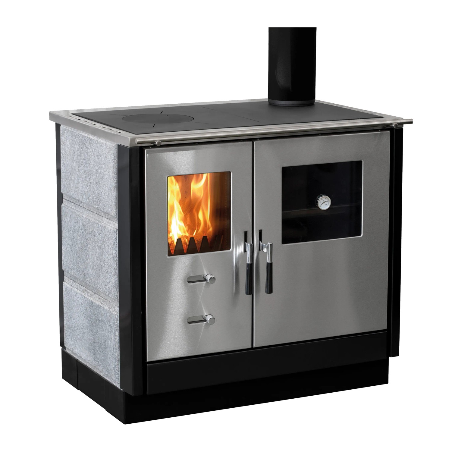 Firefix Maas Küchenherd 8,3 kW – Naturstein Firefix Maas Küchenherd 8,3 kW – Naturstein