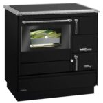 Justus Linz II Küchenherd 7 kW – Stahl Schwarz