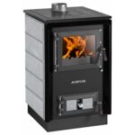 Justus Rustico 50 2.0 Küchenofen 7 kW – Speckstein Schwarz-Grau