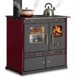 Prometey Eco Lux Inox Küchenherd 7,1 kW – Bordeaux, Backfach rechts