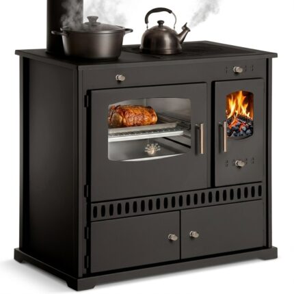 Prometey P Eco Inox Küchenherd 7 kW – Edelstahlbackfach, Backfach links