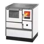 Wamsler Westminster K76F-70 Küchenherd 7,6 kW – Weiß, Backfach links, Stahlplatte