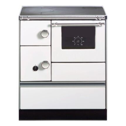 Wamsler Westminster K76-70 Küchenherd 7,3 kW – Weiß, Backfach rechts, Stahlplatte