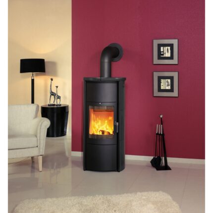 Hark Keno ECOplus Kaminofen Keramik Schwarz 7 kW mit Luftautomatik – image 2