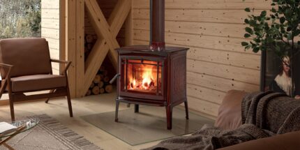 Hergom Shelburne Kaminofen Gusseisen 9 kW – image 2