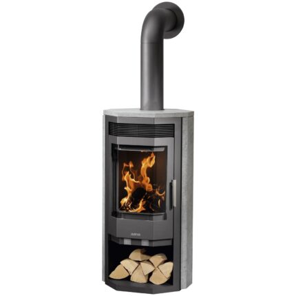 Justus Usedom 7 Kaminofen 7 kW – Speckstein, Korpus Gussgrau