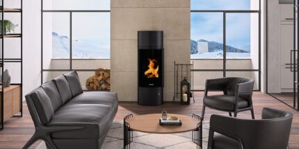 Oranier Arena W+ 2.0 Pure Black Kaminofen 7 kW – image 2