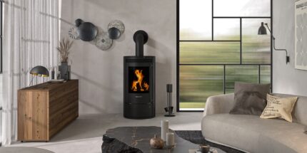 Oranier Arktis 7 2.0 pureBlack Kaminofen 6,5 kW – image 2