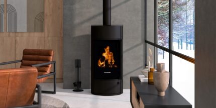 Oranier Polar Neo pureBlack W+ Kaminofen 6,5 kW – image 2