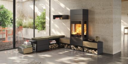 Skantherm Elements 603 3S 2.0 3-seitig Kaminofen 9,9 kW – image 2