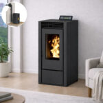 Interstoves Marina 11 Pelletofen 10 kW – Schwarz – image 3