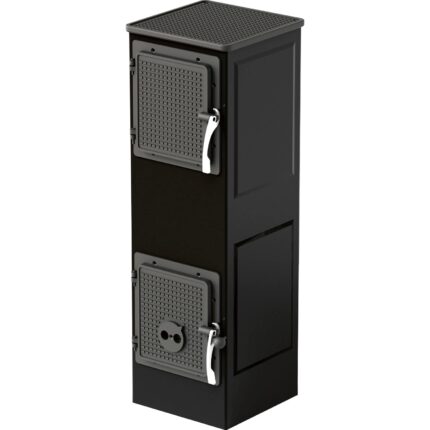 Accente Werkstattofen Toba 2.0 Stahl Schwarz 6 kW