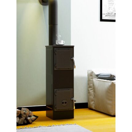 Accente Werkstattofen Toba 2.0 Stahl Schwarz 6 kW – image 2