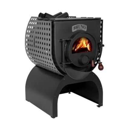 Bruno Werkstattofen Mini III 12 kW mit Herdplatte inkl. Untergestell Move & Seitenverkleidung Quattro