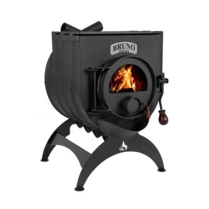 Bruno Werkstattofen Mini II 9 kW mit Herdplatte inkl. Untergestell Klassik