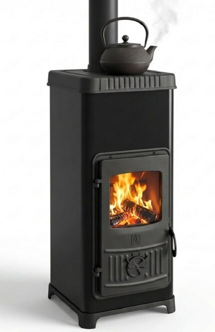 Plamen Dora 10N Werkstattofen mit Herdplatte Schwarz 7,2 kW – image 2