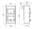 Wamsler Werkstattofen RH8F Naturstein Serpentino 8 kW mit Thermoautomatik – image 5