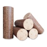 Buchenholzbriketts rund – Rounders 480 kg Halbpalette (48 × 10 kg)