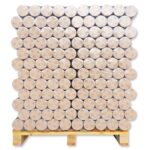 Buchenholzbriketts rund – Rounders 960 kg Palette (96 × 10 kg) – image 3