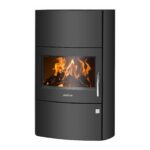 Justus Agero W+ Kaminofen 7 kW – Stahl Schwarz