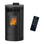 Sannover Flavia Air Pelletofen 9 kW (max. 9,5 kW) – Schwarz