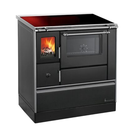 Wamsler Westminster K76F-90 Küchenherd 7,6 kW – Schwarz, Backfach rechts, Glaskeramik