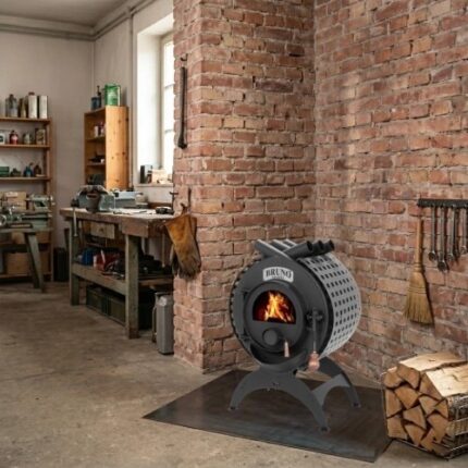 Bruno Werkstattofen Mini I 6 kW inkl. Untergestell Klassik & Seitenverkleidung Quattro – image 2