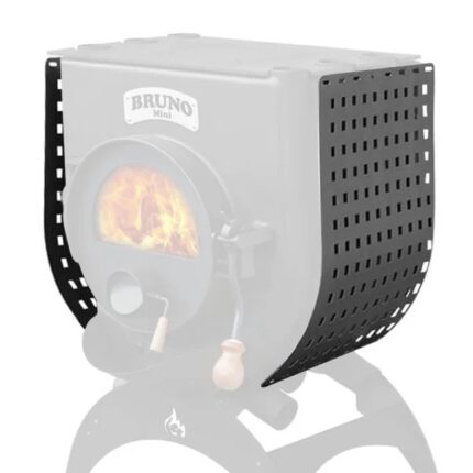 Bruno Werkstattofen Mini I 6 kW mit Herdplatte inkl. Untergestell Move & Seitenverkleidung Quattro – image 2