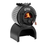 Bruno Werkstattofen Mini I 6 kW inkl. Untergestell Move & Seitenverkleidung Quattro