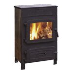 Wamsler WO 109-6F Werkstattofen 6 kW – Email Schwarz, Sichtfenster, Anschluss hinten