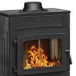 Wamsler WO 109-6F Werkstattofen 6 kW – Email Schwarz, Sichtfenster, Anschluss oben – image 3
